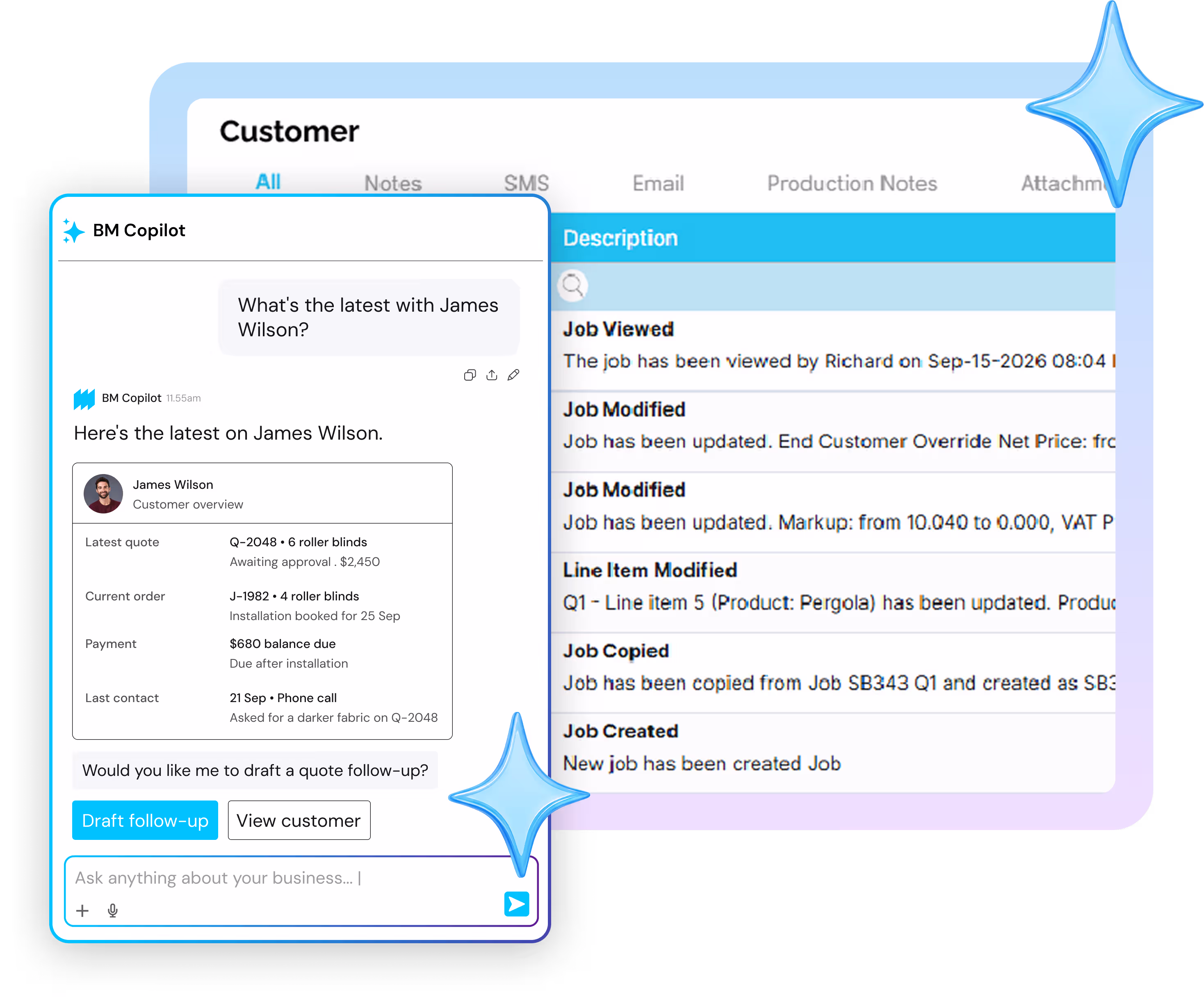 BM Copilot customer overview