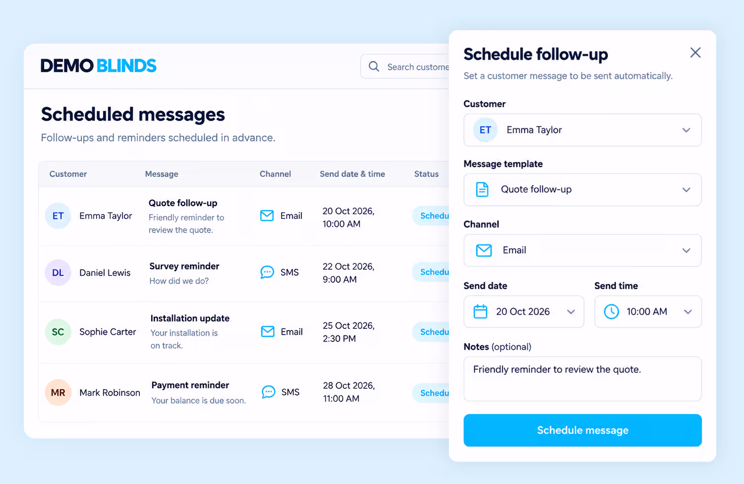 Reduce missed follow-ups