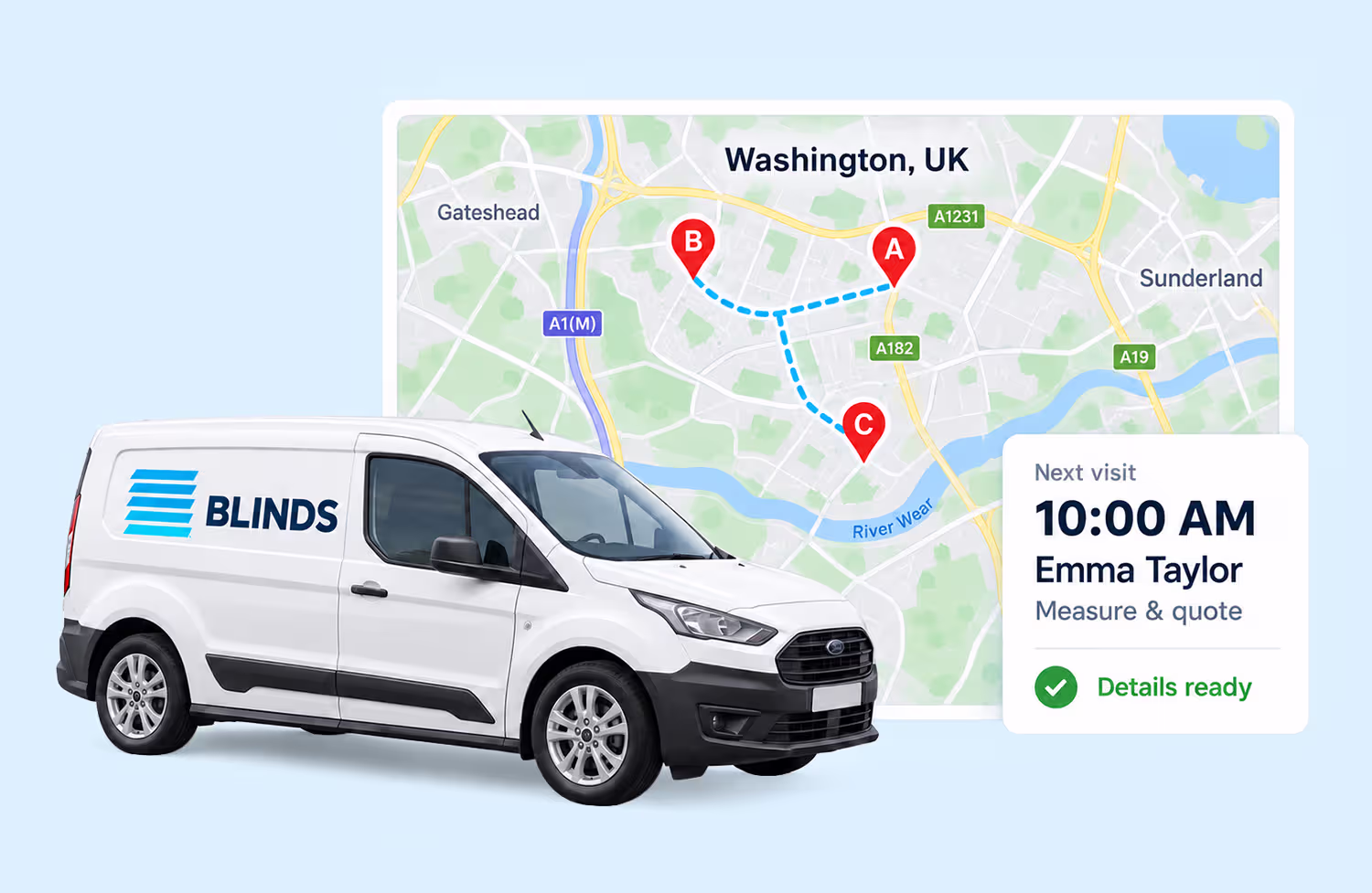 Plan customer visits better
