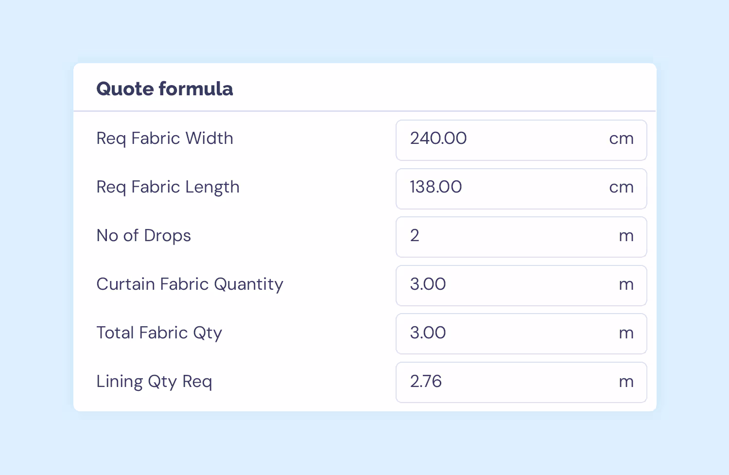 Get production calculations right