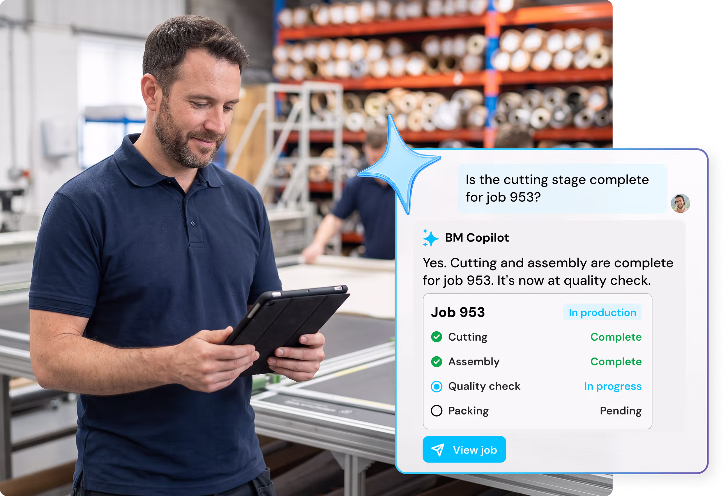 Run production smarter with BM Copilot